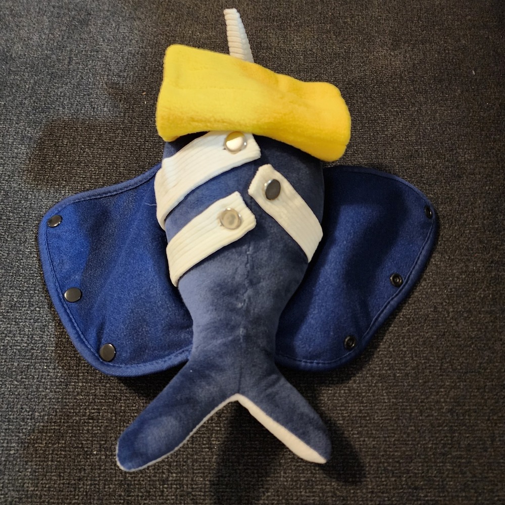 Sensory4U Narwhal Sensory Buckle Pillow Fine Motor Development Activity Plush